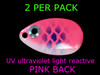 #4 Indiana Blade UV Bubblegum Minnow color 055