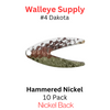 DAKOTA spinner blades #4 HAMMERED NICKLE