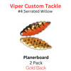 Viper Tackle Willow Blade size 4 Planerboard