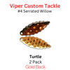 Viper Tackle Willow Blade size 4 Turtle Viper Tackle Willow Blade size 4 Turtle