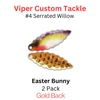 Viper Tackle Willow Blade size 4 Easter Bunny