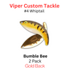 Viper Tackle Whiptail Blades #4 Bumble Bee