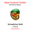 Viper Tackle Rattle Blades #4 Screwdriver