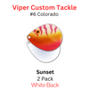 Viper Tackle Steel Blades #6 Sunset