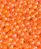 JT custom tackle 6mm Pearl Blaze Orange Bead 100/PK