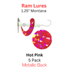 1.25" HOT PINK Montana Blade