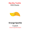 Orange Sparkle 406 Blade