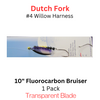 DUTCH FORK 10" Harness with a #4 WILLOW Bruiser Ghost blade