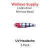Looks Alive Minnow Beads UV HEADACHE