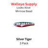 Looks Alive Minnow Beads SILVER TIGER