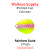 Tournament Series RAINBOW SCALE #5 DEEP CUP COLORADO BLADE