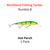 NORTHLAND FISHING TACKLE: Rumble B Crankbait size 13 color Hot Perch 