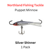 NORTHLAND FISHING TACKLE: 9/16oz Puppet Minnow Jig SILVER SHINER