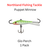 NORTHLAND FISHING TACKLE: 5/16oz Puppet Minnow Jig GLO PERCH