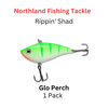 NORTHLAND FISHING TACKLE: 3/8oz Rippin' shad GLO PERCH