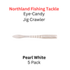 NORTHLAND FISHING TACKLE Eye Candy Jig Crawler Pearl White 5/pk