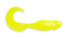 LIQUID WILLOWCAT Soft Plastic Jointed Curly-Tail Minnow CHARTREUSE 12/PK