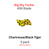 Chartreuse with Black Tiger 406 Blade