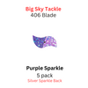 Purple Sparkle 406 Blade
