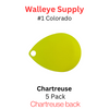 Chartreuse size 1 colorado 5 pk