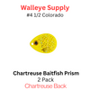 #4 1/2 Colorado Baitfish Prism Chartreuse