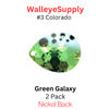 Colorado Spinner Blades #3 Green Galaxy 2/pk