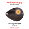 Walleyesupply Customs Orange Eclipse #6 Colorado