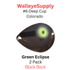 Walleye Supply Customs Green Eclipse #6 Colorado