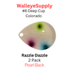 Walleye Supply Custom's Razzle Dazzle #6 Deep Cup Colorado