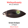 Walleye Supply Customs #4 1/2 Willow Green Eclipse
