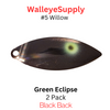 Walleye Supply Customs #5 Willow Green Eclipse