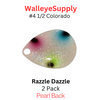 Walleye Supply Customs Razzle Dazzle #4 Colorado