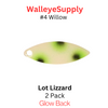 Walleye Supply Customs Lot Lizard #4 Willow glow Back