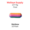 1/4" RAINBOW Rig (Pill) Float