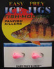 ICE FISHING JIGS #12 ICE MOOSKA PINK CRYSTALINA/EASY PREY LURES