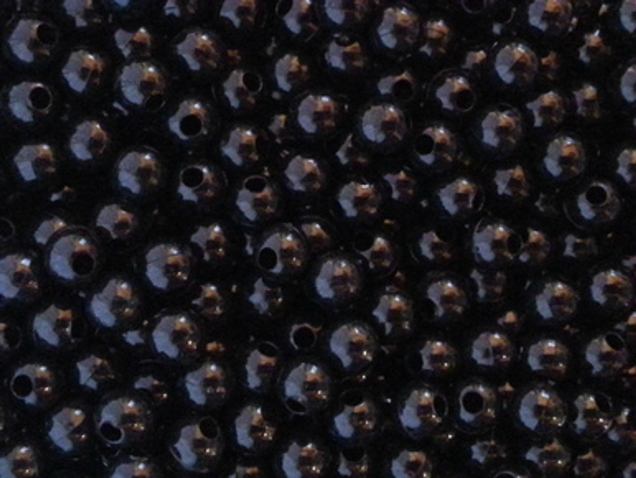 Fishing Beads Round 3mm BLACK 100/PK 