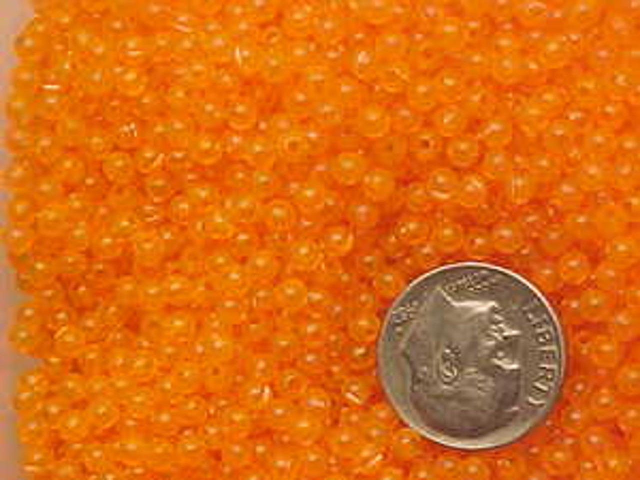 Fishing Beads Round 3mm TRANS.ORANGE 100/PK