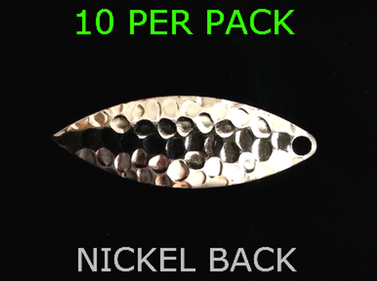 WILLOWLEAF blades #4 HAMMERED NICKLE