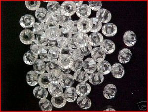 Fishing Lure Beads Rondell CLEAR 100/PK