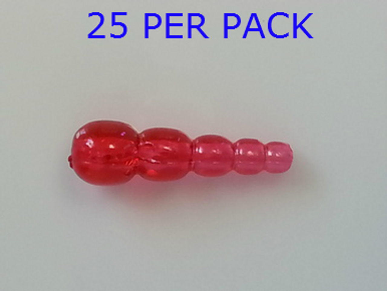 STACK BEADS RUBY RED