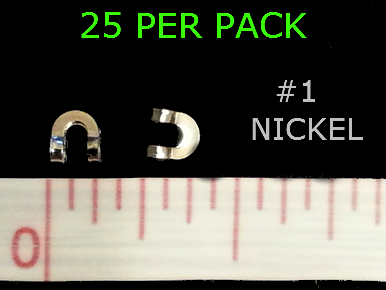 #1 NICKLE folded CLEVISES