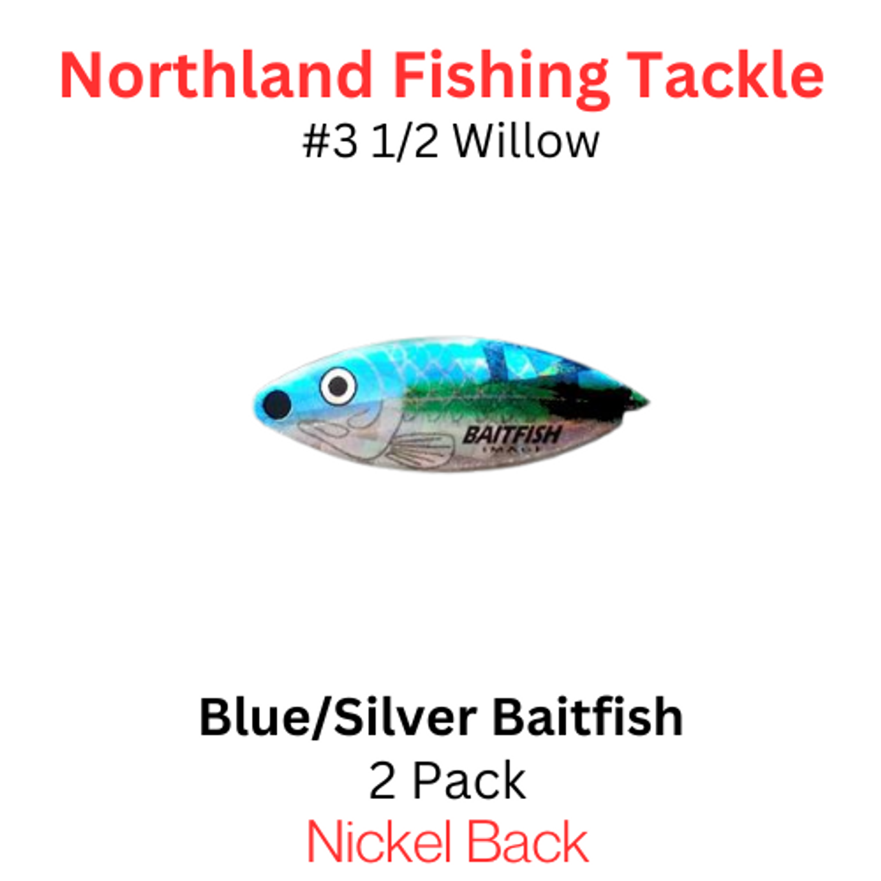 Northland Tackle WILLOWLEAF BLADES size 3 1/2 #020