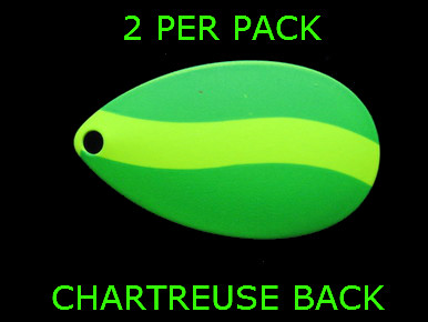 Indiana Blade #7 Green/Chartreuse Stipe