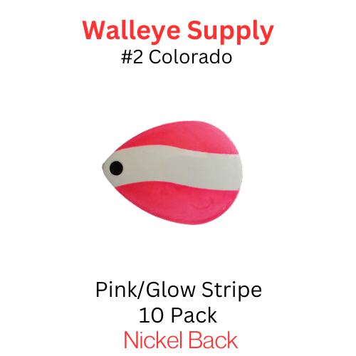 Colorado Deep Cup Blades #2 Pink with Glow Stripe