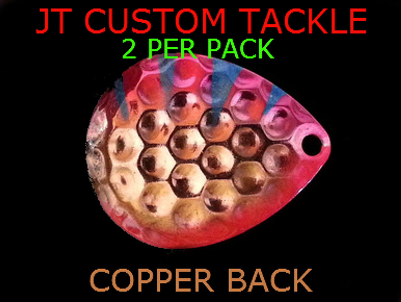 JT CUSTOM SPINNER BLADES COLORADO #6 HAPPY HOOKER 