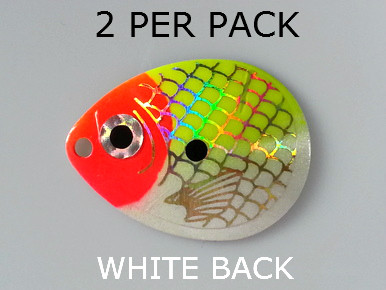 Colorado Blades # 4.5 Clown Baitfish Prism