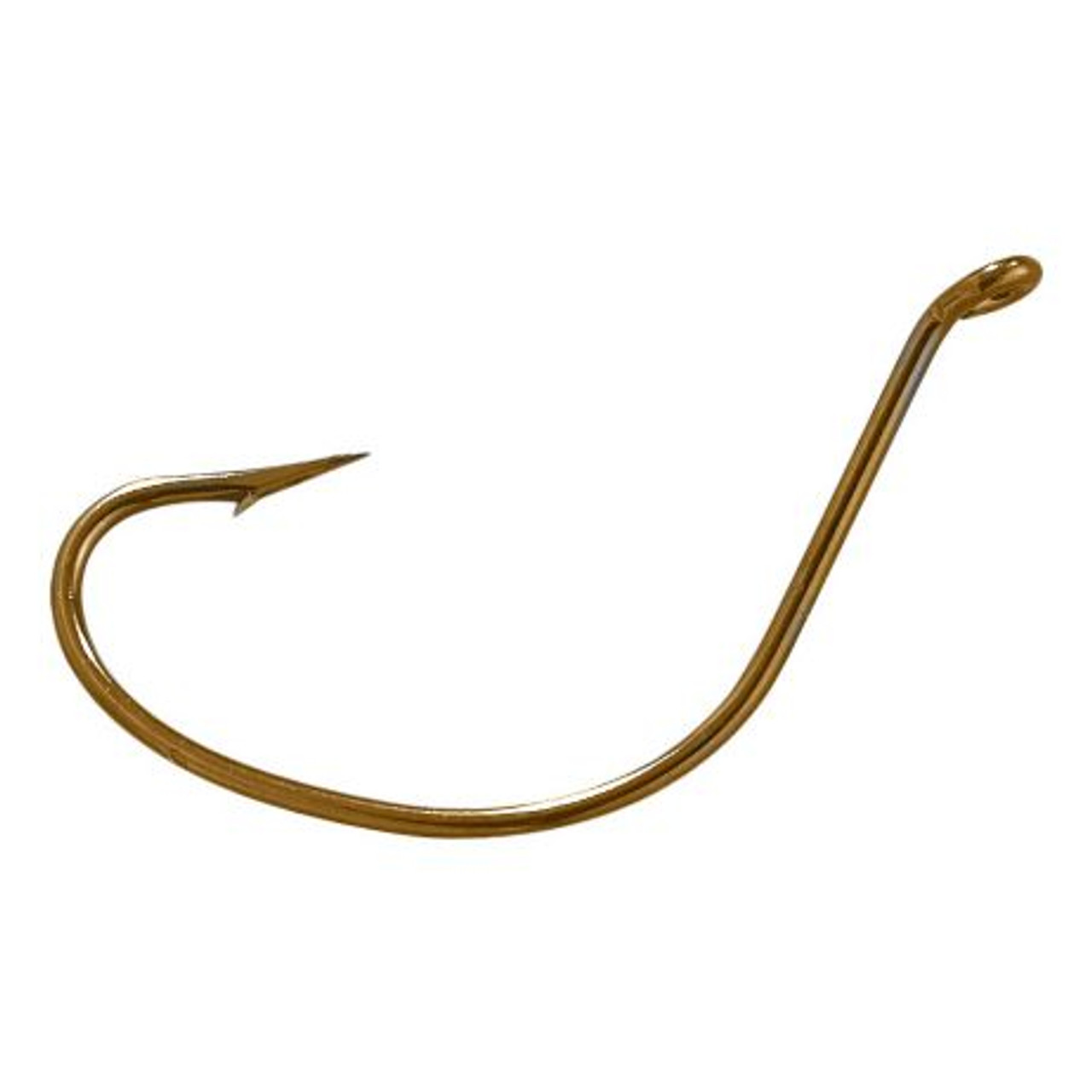 EAGLE CLAW LAZER L144 KAHLE SNELL HOOKS 10/pk- BRONZE #8 