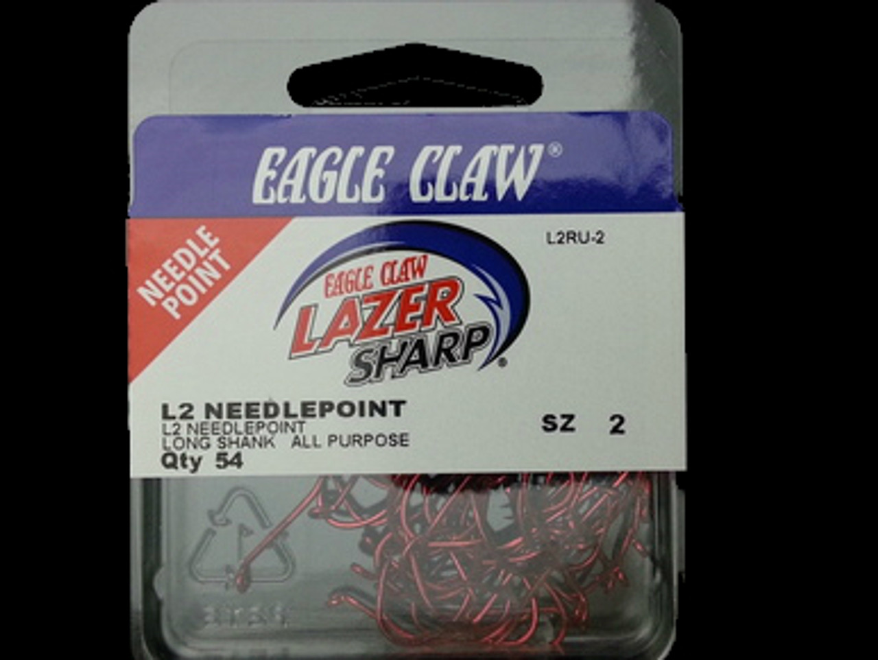 EAGLE CLAW LAZER OCTOPUS HOOKS 54/pk- RED #2