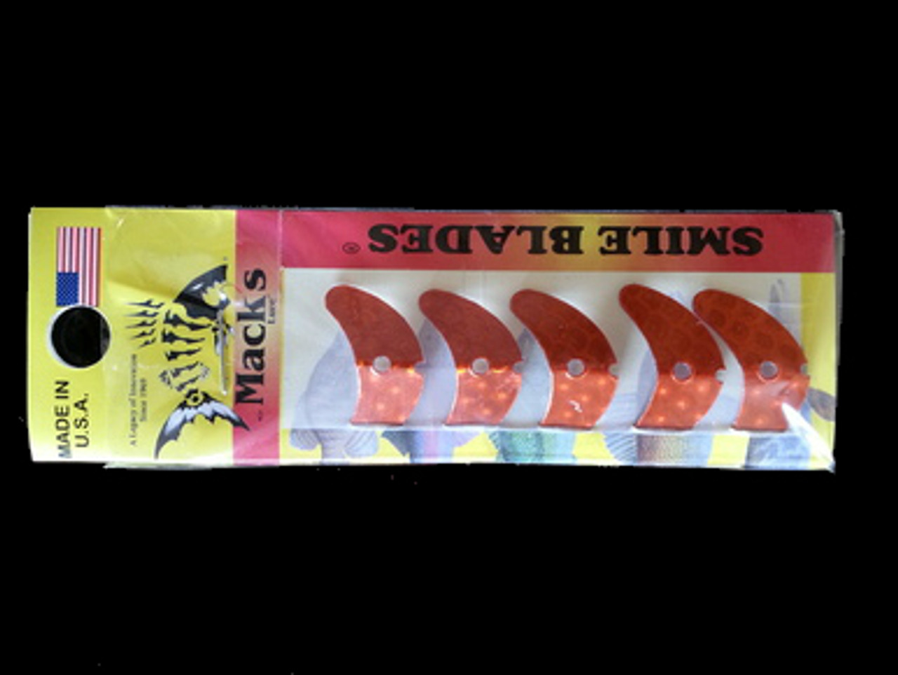 Macks Smile Blade 1.1" copper scale for walleye harnesses