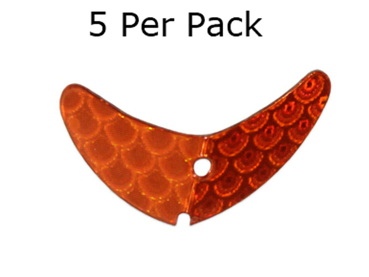 Macks Smile Blade 1.5" Copper Scale for walleye harnesses